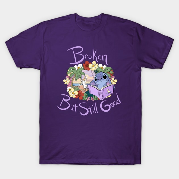 Stitch Longing-Broken But Still Good T-Shirt by Drea D. Illustrations